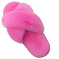 Shevalues Fashion Fluffy Home Slippers For Women Winter Indoor Open Toe Furry Cotton Shoes New Casual Furry Cozy Soft Slippers