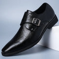 Men's business leather shoes, formal wear, pointed-toe British trend, comfortable and breathable dress shoes