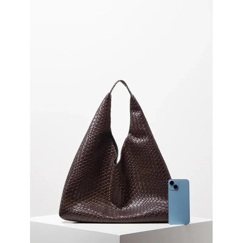 Women's Retro Hobo Tote Bag - Large Capacity Shoulder Bag for Work Travel Daily Use