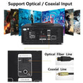 5.1 Home Theater Set 200W Peak Sound Box 8Ω HiFi Bluetooth Speaker 3-Way 3 Inch Active Audio Coaxial Optical USB For Home KTV