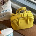 Fashionable and Sophisticated Boston Bag, Large Capacity and Versatile Commuter Handbag, Women's Single-shoulder Crossbody Bag