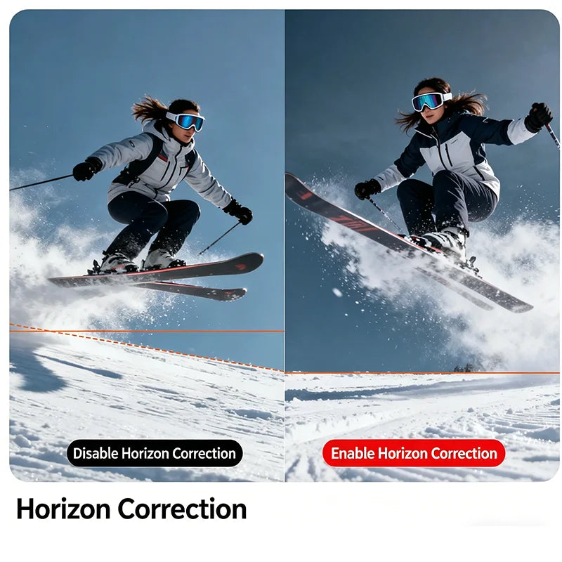 5K Action Camera 4K60fps 2.0'' Touchscreen Recording Cam Body Waterproof 6 Axis EIS Sport Camera Motorcycle Bicycle Helmet