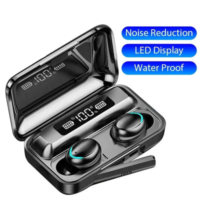 F9 Wireless Earphones LED Display Binaural TWS Bluetooth | SAMAG