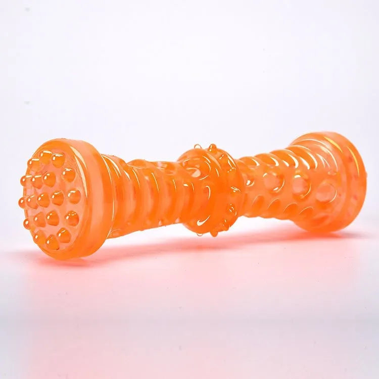Bite Resistant Dog Toy Toothbrush Bone Sturdy Interactive Puppy Chew Dental Care for Small Dogs Safe Promotes Fresh Breath