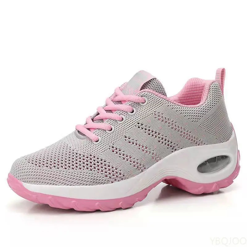 New Women's Fashion Shoes Casual Mesh Walking Flat Sneakers Women non slip Vulcanized Shoes Female Breathable Footwear Mujer