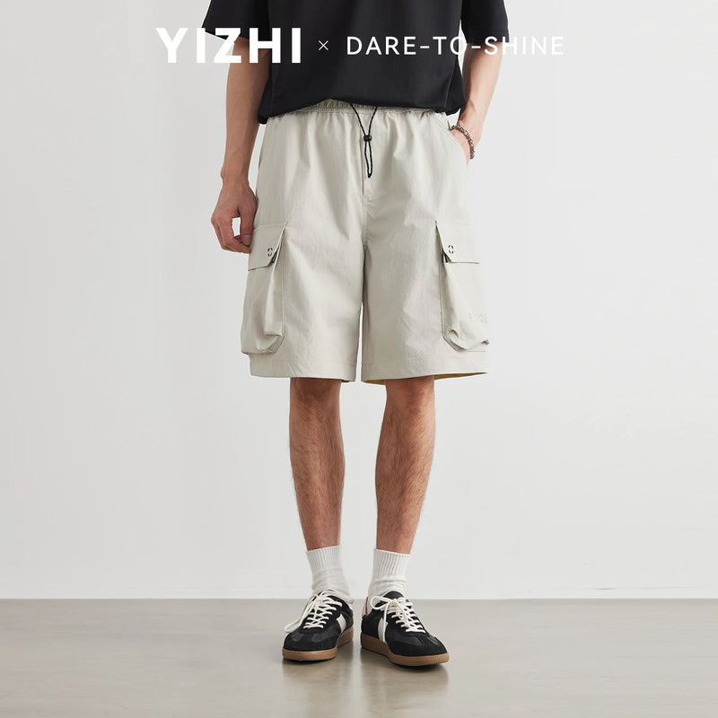 Men's Big Pocket Drawstring Cargo Shorts Summer Trendy | SAMAG