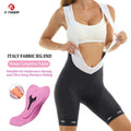 X-TIGER Women's Bike Bib Shorts 5D Padded Pockets Cycling Shorts Mountain Biking Bicycle 5D Butterfly-Shaped Pad UPF50+