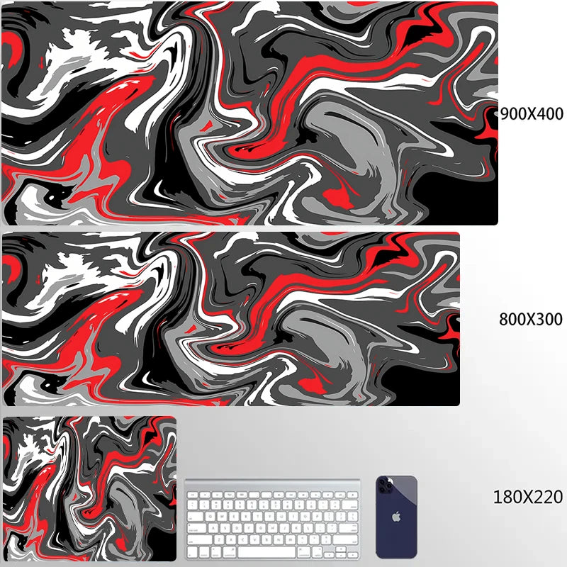 Strata Liquid 900x400 Mouse Pad Computer Laptop Anime Keyboard Mouse Mat XXL Large Mousepad Keyboards Gamers Decoracion Desk Mat
