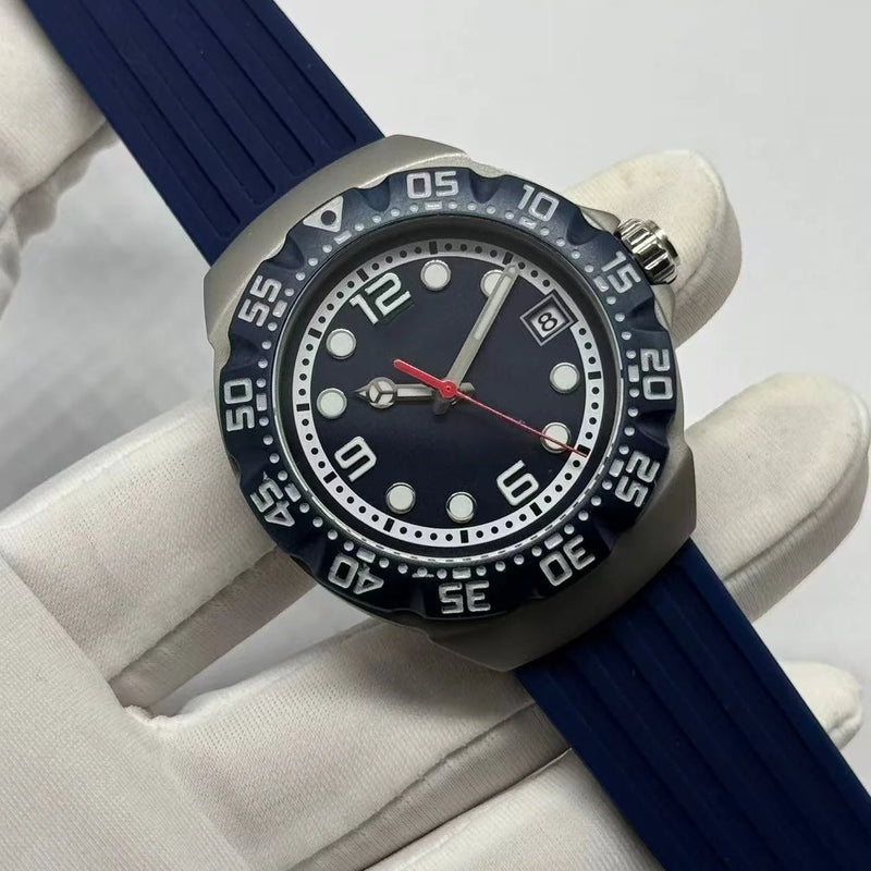Men's Mechanical Watch: 38mm Large Dial, 3 - Hand, Multi - Function, Two Strap Options, Sporty - Casual - Visuel 9 | SAMAG