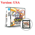 USA Pokemon NDS Game Card 3DS 2DS DS Card SoulSilver HeartGold Platinum Game Card Game Card BLACK Collecting Hobbies Gifts