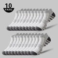 10 Pairs men's short socks Summer thin black white grey | SAMAG