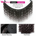 Aopusi Body Wave Bundles With Closure Brazilian Human Hair Weave Bundles With Closure Hair Extension 3/4 Bundles With Closure