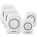 CACAZI New Wireless Doorbell Waterproof 300m Range US EU UK Plug-in Home Intelligent Door Bell Chime 1 2 Button 1 2 3 Receivers