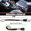 Car Steering Wheel Lock Anti-theft Steel Cable Security Device Universal Fit for Vehicles Prevent Theft Durable Security Rope