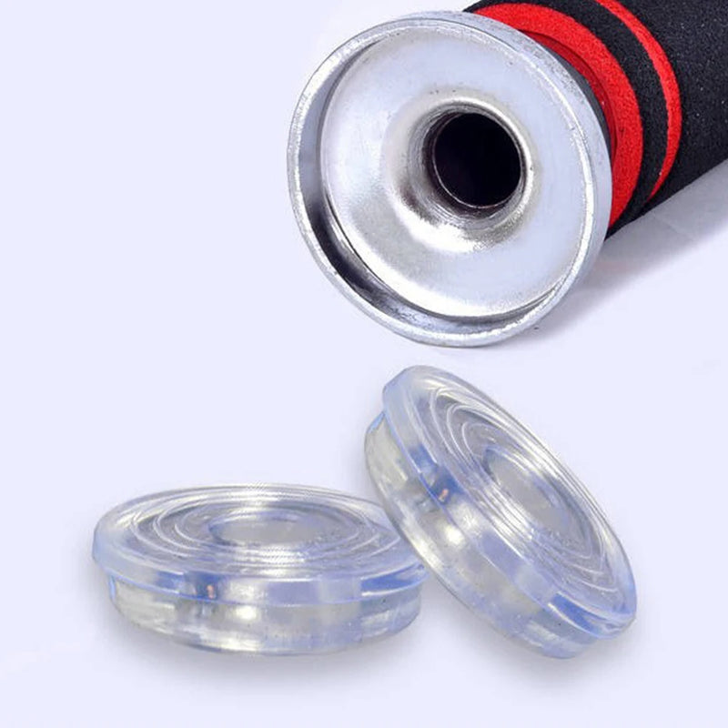 2pcs Anti-slip Gasket Doorway Pull Up Bar End Pad Muscle Trainer Suction Cup Cover Detachable Fitness Sports Rubber Material