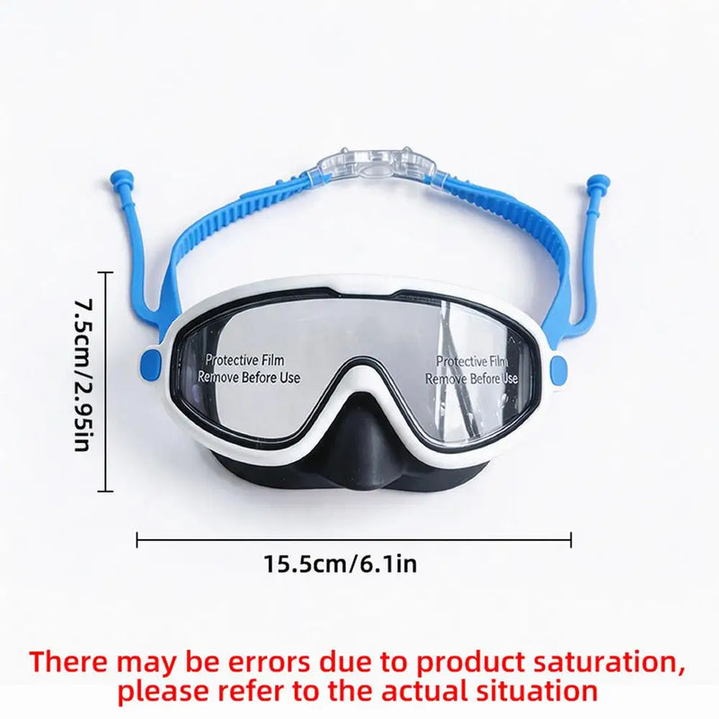Kids Swimming Goggles with Nose Cover Anti-fog Waterproof | SAMAG