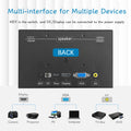 EM713 Mini 7 Inch Industrial Screen HD 1024x600 HDMI-compatible Monitor TFT Panel Metal Housing With VGA AV DC BNC Input 5V/1A