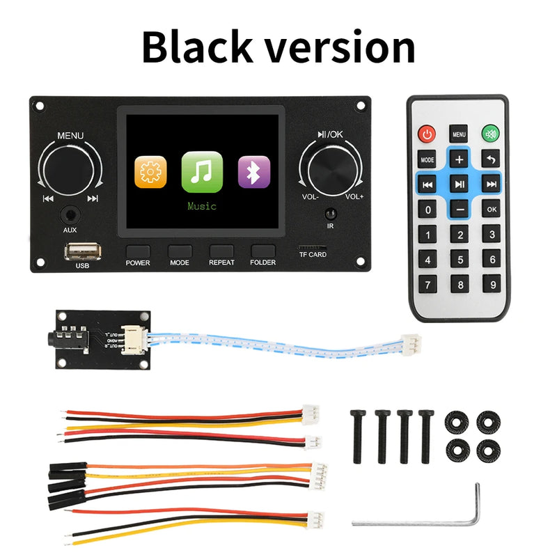 2.8-inch TFT Color Decoding Board Module Lossless Audio Amplifier Supports I2S Digital Audio 2-Channel Output Player DC 4.5-5.0V
