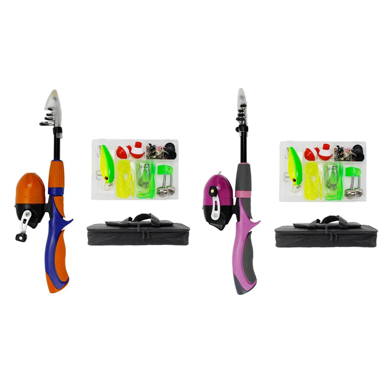 Portable Kid'S Fishing Pole Telescopic Rod and Reel - View 2 | SAMAG