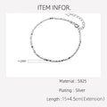 La Monada 15+4.5cm Simple Irregular Bracelets For Women Silver 925 Sterling Jewelry Fine 925 Sterling Silver Women's Bracelet