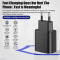 PD 45W 5A Super Fast Charger for Samsung S21 S22 S23 S24 Plus Note20 Ultra A34 A53 A54 A55 A71 A73 USB-C Quick Charging Cable 2m