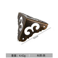 20pcs Retro metal corner protectors with cloud-patterned wood box iron corners decorative protective edge guards all four sides