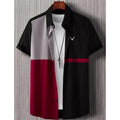 New Shirts For Men 3d Patchwork Plaid Printed Clothing | SAMAG