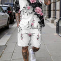 Men's Summer Set Flower T-shirts Clothing for Matching | SAMAG