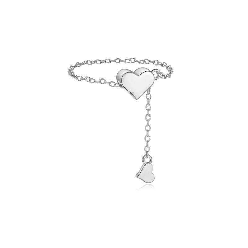 ANDYWEN 925 Sterling Silver Transformer Adjustable Chain Heart Pendant Charm Necklace Drop Choker Resizable Women Luxury Jewekry
