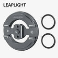 LEAPLIGHT Magnetic Phone Tripod Mount with 1/4” Screw Hot Shoe Adapter for Magsafe Iphone 16 15 14 13 Mic Light Tripod Ball Head