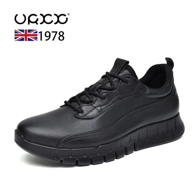 Men's Shoes Autumn New Soft Sole Lightweight Outdoor Casual Sports Shoes Genuine Leather Durable Mountaineering Shoes 운동화