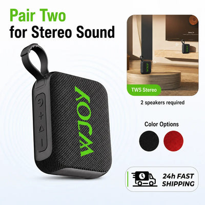 Bluetooth 5.4 Speakers TWS Hi-Fi Portable Lightweight | SAMAG