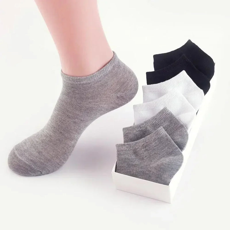 Pairs Women/Men Socks Breathable Sports Solid Color Boat | SAMAG