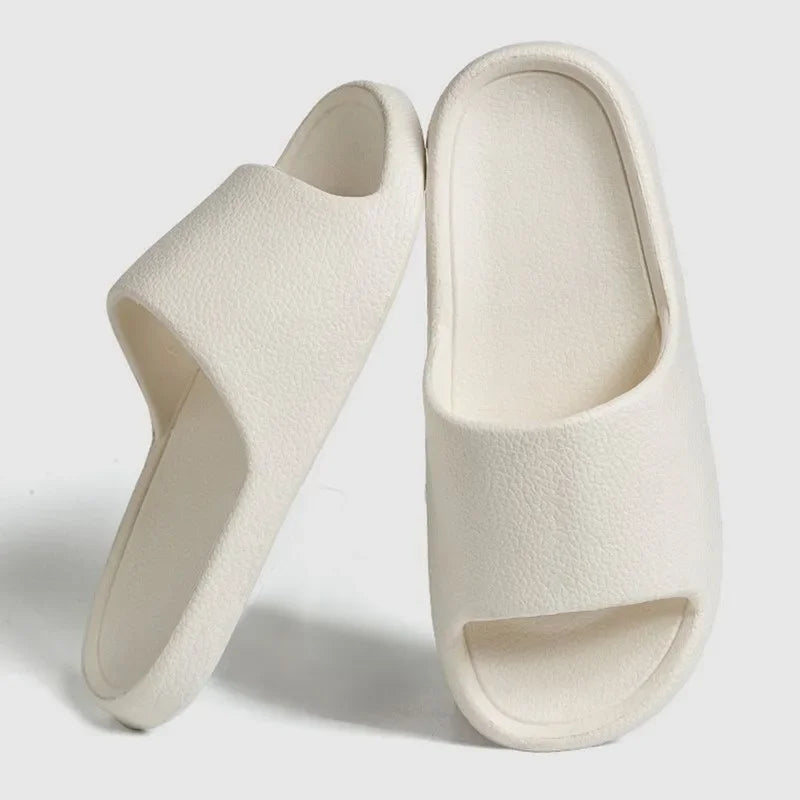 EVA Soft Sole Sandals Flops Man Slippers Solid Color Simple Non-slip Soft Sole Comfortable Shower Slippers Outdoor Couple Shoes