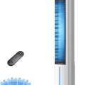 Windowless Portable Air Conditioner, 45.1" Evaporative Air Cooler w/1.06Gal Water Tank & 4 Ice Packs, 12H Timer, 60° Swing, No Hose No Window Needed,Pearl