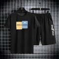 Trendy Suits for Men Summer Shorts Set Gym Outfit Student | SAMAG