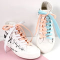 1Pair Solid Flat Shoelaces Sneakers Canvas Shoe laces Women Men Shoelace 21Colors Width 0.8cm Classic Laces for Shoes Strings