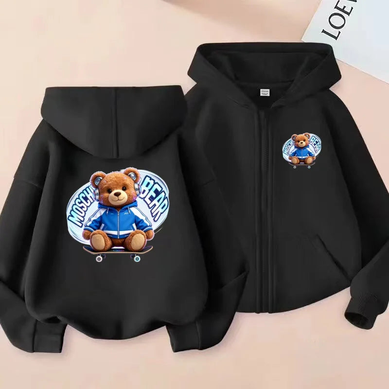 Children's Sports Jackets, Cute Animated Printed Zipper - View 11 | SAMAG