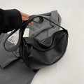 2026 Vintage Soft Leather Dumpling Bag For Women All-Match Multiway Shoulder Crossbody Hobo Purse Adjustable Strap Daily Commute Handbag
