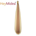22-28Inch Straight Pony Hair Bundles Crochet Braids Hair Silky Colorful Synthetic Braiding Hair Ombre Synthetic Hair For Women