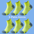 6 Pairs Marathon Running Socks Men Professional Sport | SAMAG