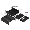 Special Link Black  Aluminum Enclosure 145*82*90mm 20pcs