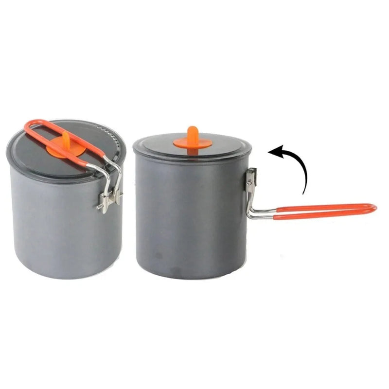Outdoor Tableware Set - 1L Camping Cooking Pot - View 3 | SAMAG