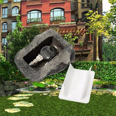 Rock In Stone Security Safe Storage Containers Box Outdoor Spare Garden Key Mini Locker Hot | SAMAG