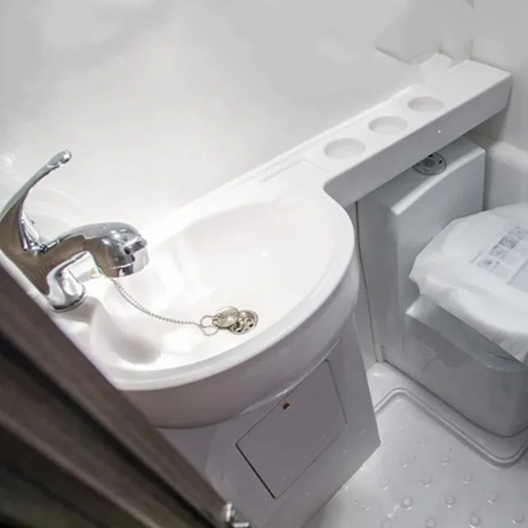 Shower Room Basin Surround Campervan Accessories Acrylic Sinks Pull Out Faucet And Drainer For Choosing