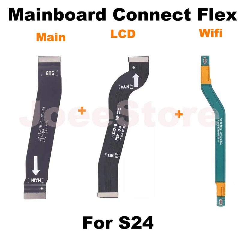 Motherboard Connect Flex For Samsung Galaxy S20 S21 S22 S23 S24 Plus Ultra LCD Display Wifi Signal Connect Mainboard Flex Cable