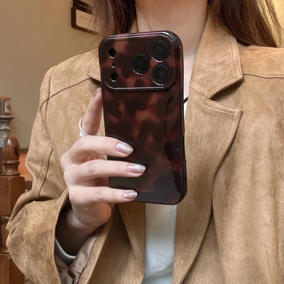 Amber Retro Brown Imd Shockproof Phone Case For IPhone 17 | SAMAG