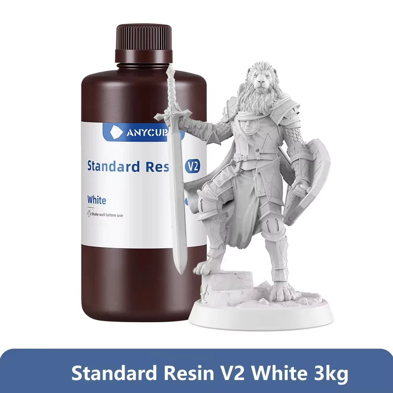 ANYCUBIC Standard Water wash resin/Tough Plant UV Resin For LCD 3D Printer 405nm Liquid Photopolymer Sensitive Resin 3D Printing