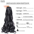 Loose Wave Braiding Hair Extensions 24" Synthetic Spiral Curls Braids Hair Pre Stretched Bouncy Braid French Curls Braiding Hair