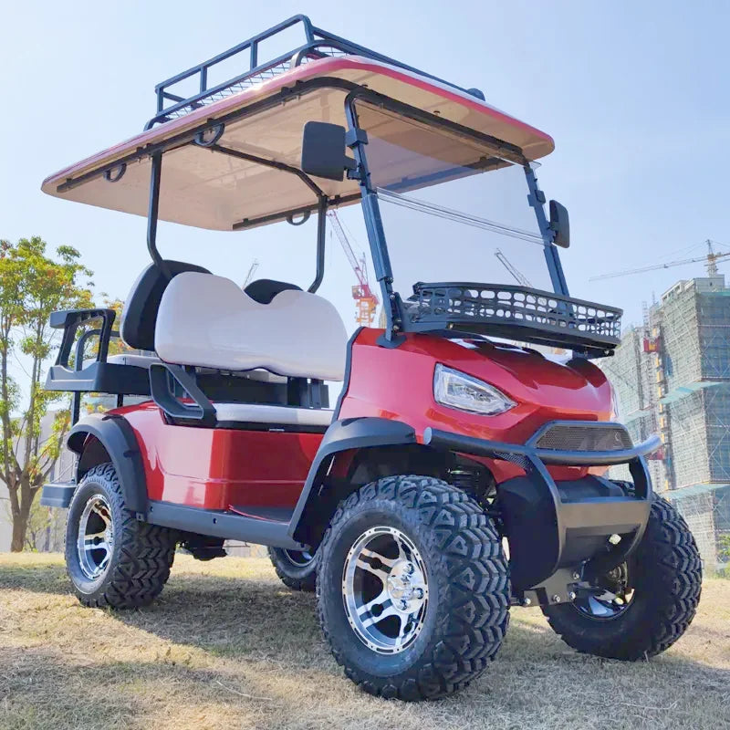 4WD Customized Color Street Legal 2 4 6 8 Passenger 48/60/72V 4000/5000/7000W CE Electric UTV Golf Cart For Sale